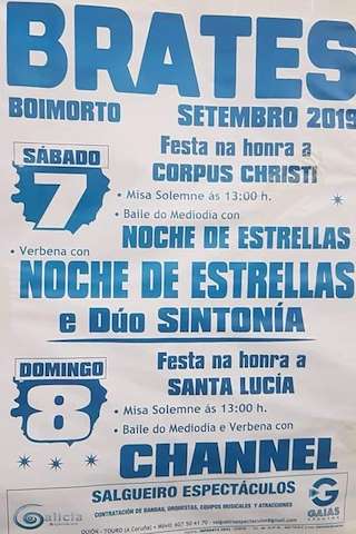 Corpus Christi y Santa Lucía de Brates en Boimorto