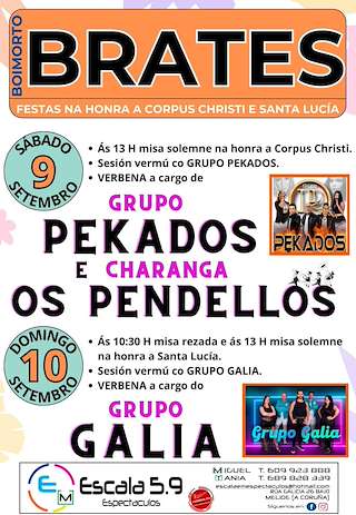 Corpus Christi y Santa Lucía de Brates en Boimorto