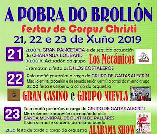 Corpus Christi en A Pobra do Brollón