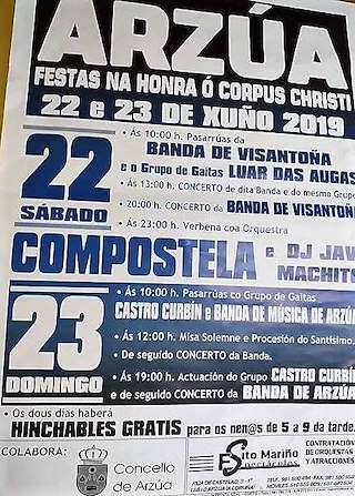 Corpus Christi en Arzúa