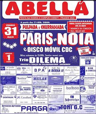 Corpus de Abellá en Frades