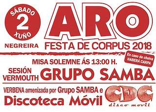 Corpus de San Vicente de Aro en Negreira