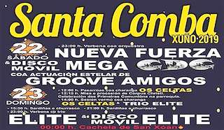 San Pedro, San Antonio e Virxe do Carme en Santa Comba