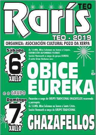 Corpus y Virgen de la Soledad de Rarís en Teo