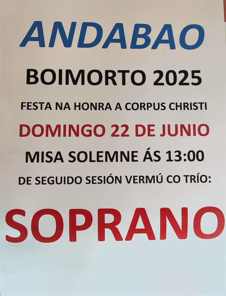 Corpus Christi de Andabao en Boimorto