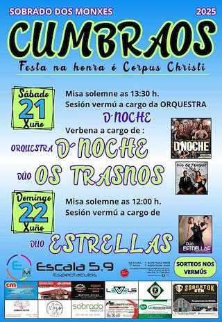 Fechas, información, programa, cartel, imágenes, mapa y ubicación de Corpus Christi de Cumbraos  en  Sobrado