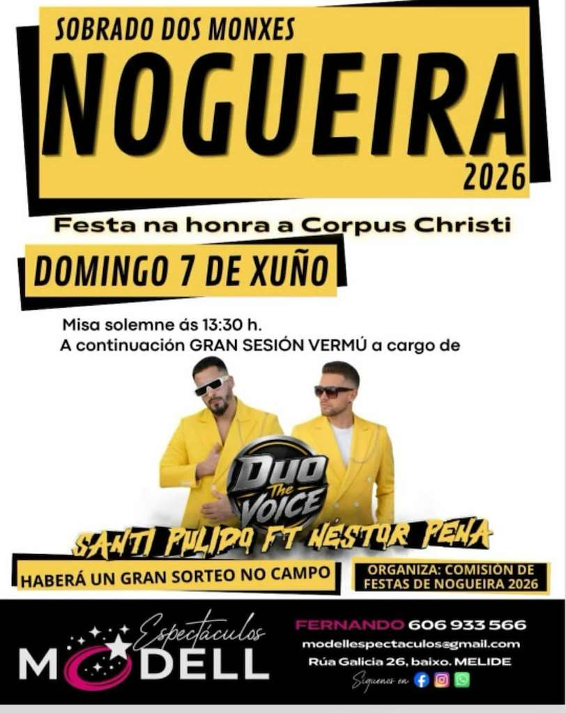 Corpus Christi de Nogueira  (2026) en Sobrado