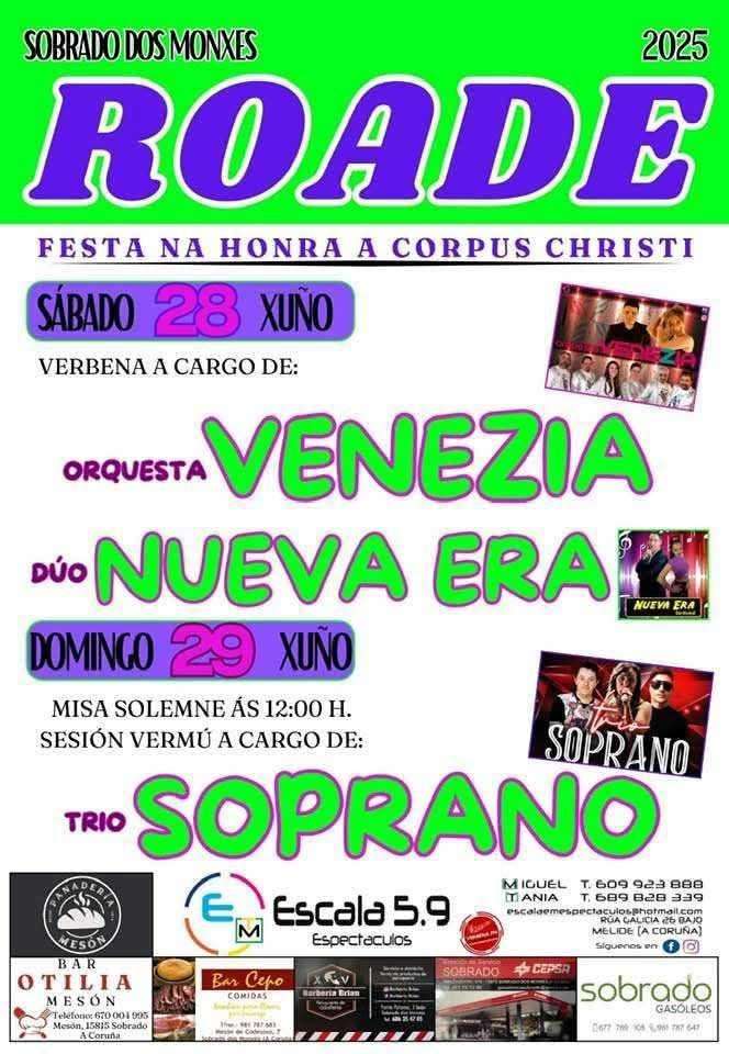 Corpus Christi de Roade en Sobrado
