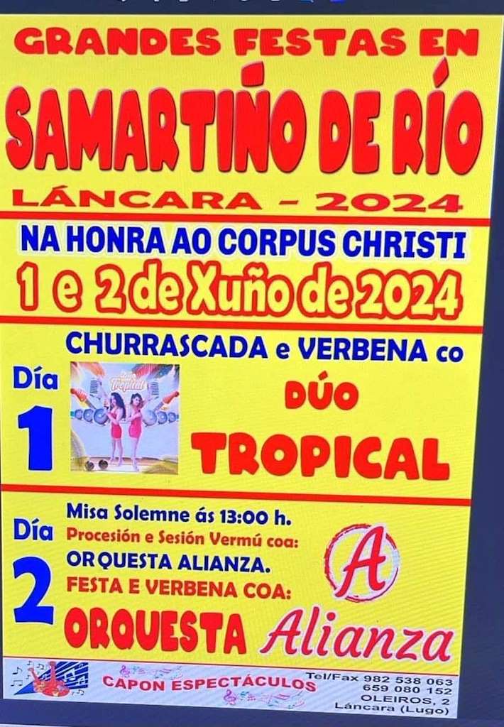 Corpus Christi de San Martiño de Río (2024) en Láncara
