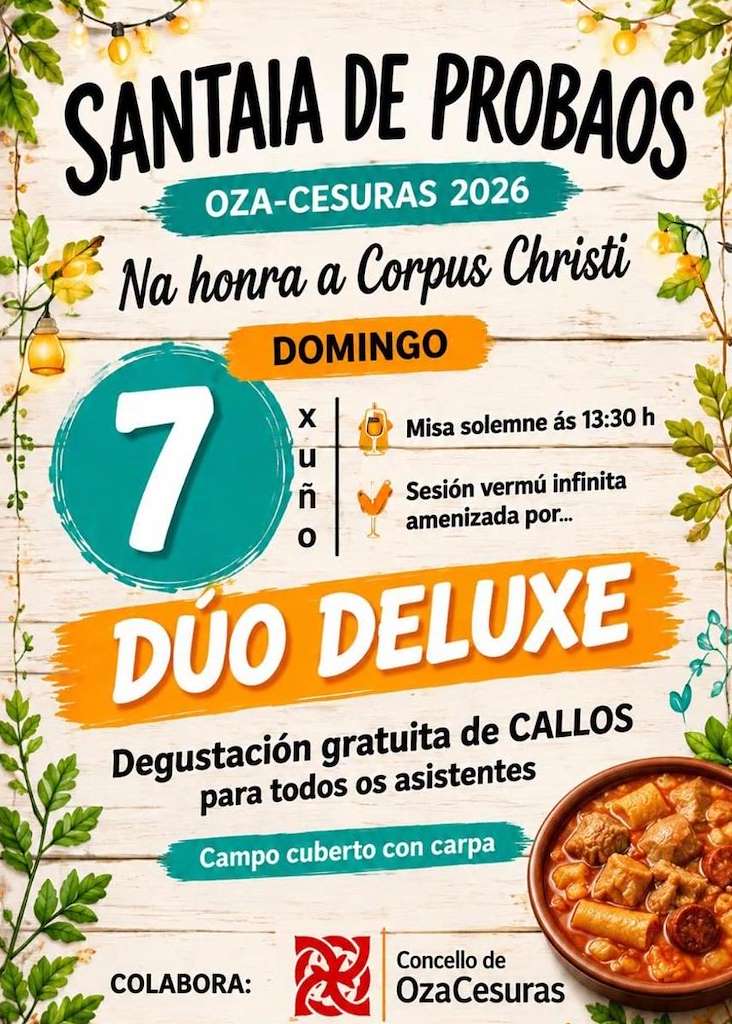 Corpus Christi de Santaia de Probaos (2026) en Oza Cesuras