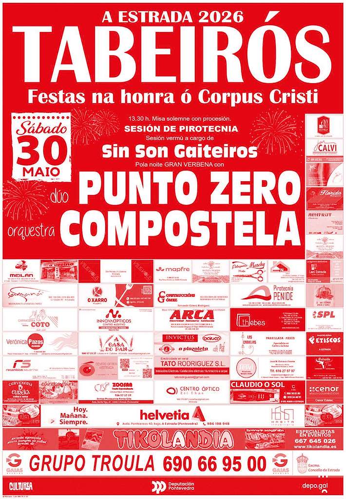 Corpus Christi de Tabeirós (2026) en A Estrada
