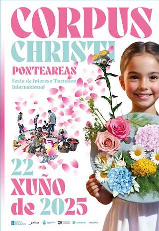 Fechas, información, programa, cartel, imágenes, mapa y ubicación de Corpus Christi  en  Ponteareas