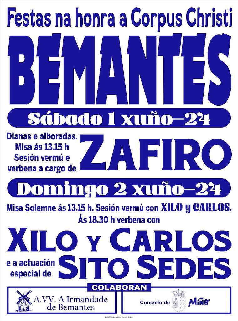 Corpus de Bemantes  en Miño