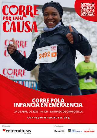 II Carrera Solidaria de Entreculturas (2026) en Santiago de Compostela