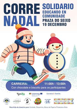 Fechas, información, programa, cartel, imágenes, mapa y ubicación de Corre Nadal Solidario (2025)  en  Tomiño