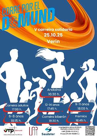 Fechas, información, programa, cartel, imágenes, mapa y ubicación de V Corre Polo Domund  (2025)  en  Verín