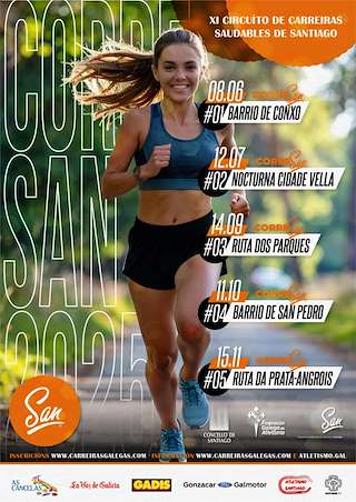 Fechas, información, programa, cartel, imágenes, mapa y ubicación de XI Corresan Nocturna Cidade Vella  en  Santiago de Compostela
