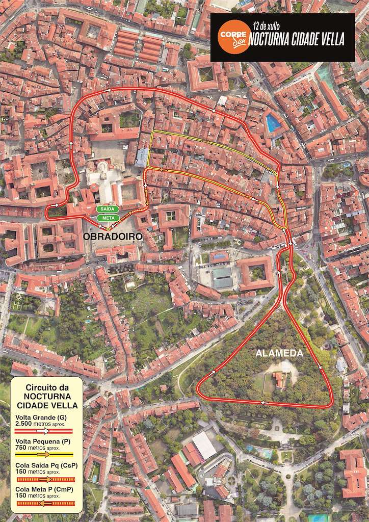 XI Corresan Nocturna Cidade Vella (2025) en Santiago de Compostela