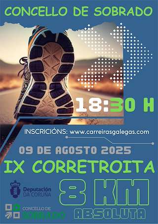 Fechas, información, programa, cartel, imágenes, mapa y ubicación de IX Corretroita Popular – X Circuíto Dep. Provincial da Coruña  en  Sobrado