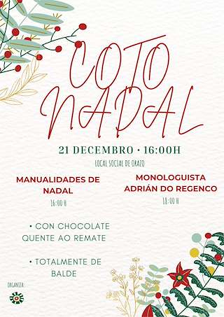 Fechas, información, programa, cartel, imágenes, mapa y ubicación de Coto Nadal (2025)  en  A Estrada