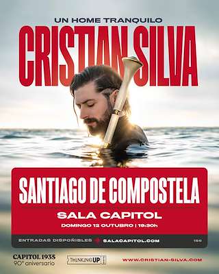 Fechas, información, programa, cartel, imágenes, mapa y ubicación de Cristian Silva - Un Home Tranquilo (2025)  en  Santiago de Compostela