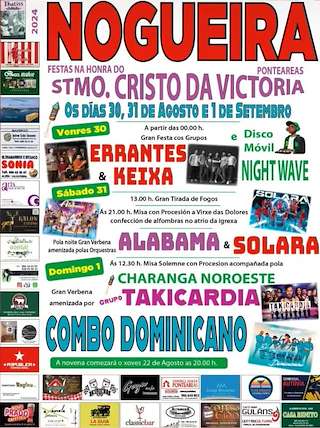 Cristo da Victoria de Nogueira en Ponteareas