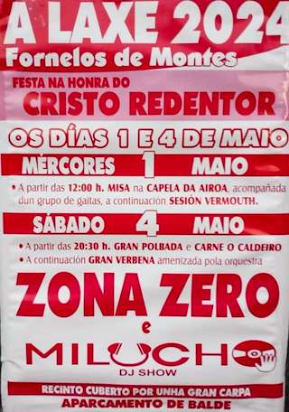 Cristo Redentor de A Laxe (2026) en Fornelos de Montes