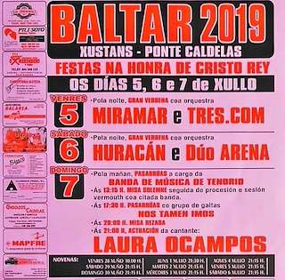 Cristo Rey de Baltar en Ponte Caldelas