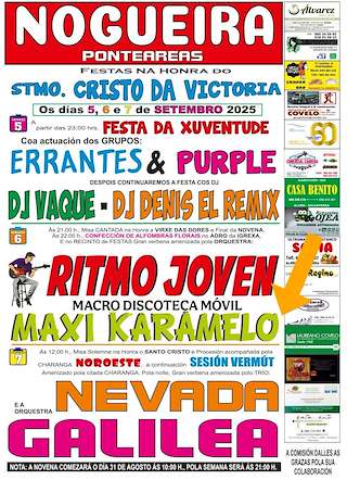 Fechas, información, programa, cartel, imágenes, mapa y ubicación de Cristo da Victoria de Nogueira  en  Ponteareas