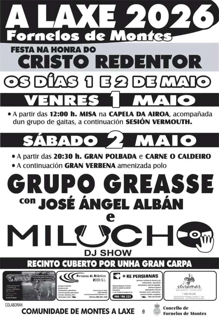 Cristo Redentor de A Laxe (2026) en Fornelos de Montes