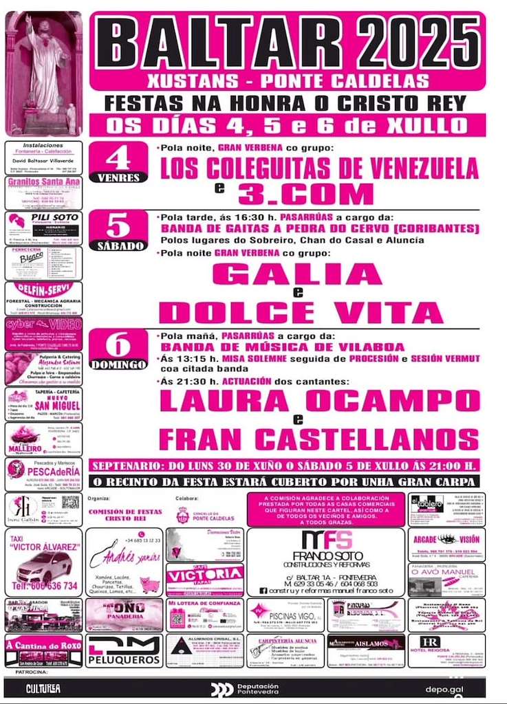 Cristo Rey de Baltar (2025) en Ponte Caldelas