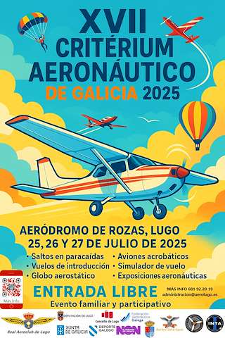 Fechas, información, programa, cartel, imágenes, mapa y ubicación de XVII Criterium Aeronáutico  en  Castro de Rei