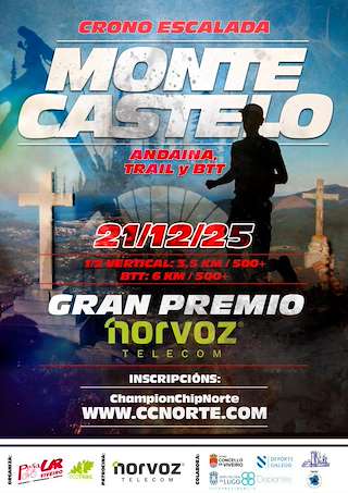 Fechas, información, programa, cartel, imágenes, mapa y ubicación de Crono Escalada de Monte Castelo  (2025)  en  Viveiro