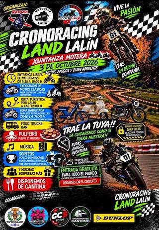 Fechas, información, programa, cartel, imágenes, mapa y ubicación de Cronoracing Land (2026)  en  Lalín