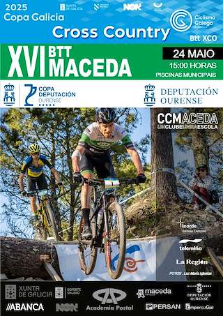 Fechas, información, programa, cartel, imágenes, mapa y ubicación de Cross Country - XVI BTT  en  Maceda
