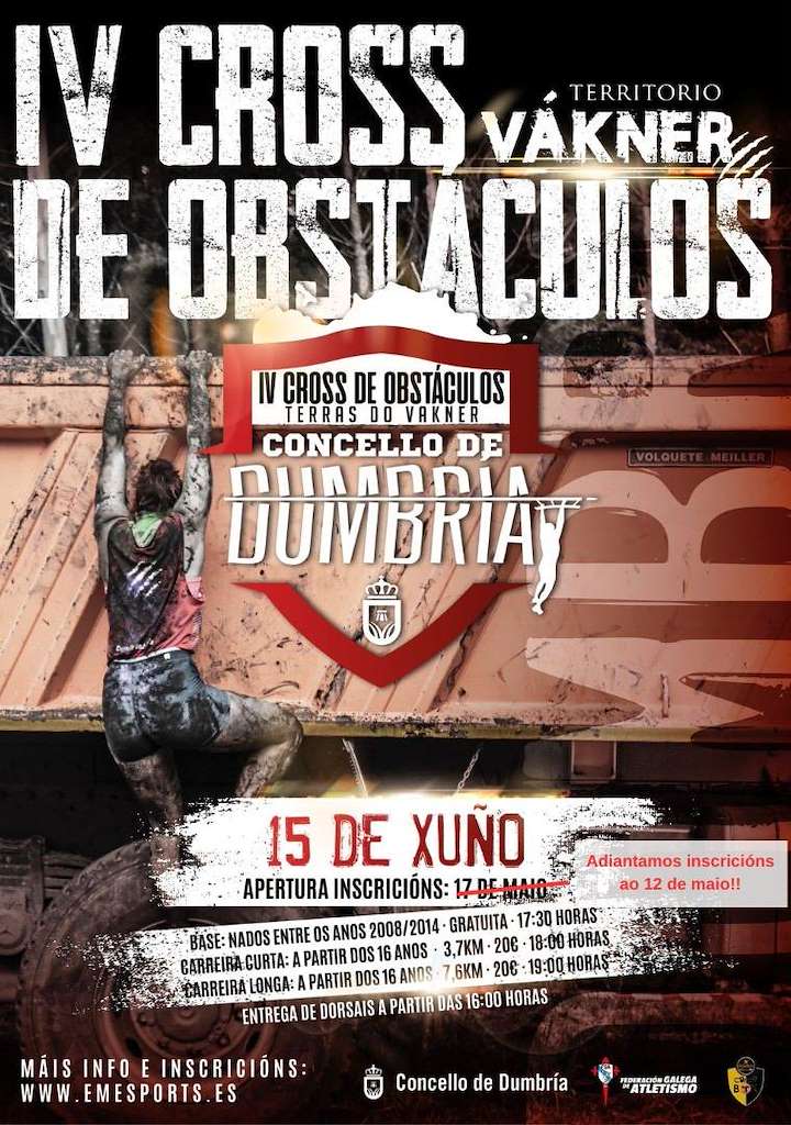V Cross de Obstáculos Terras do Vákner (2025) en Dumbría