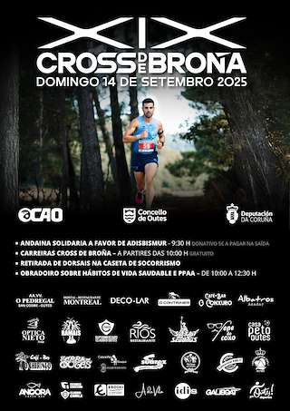 Fechas, información, programa, cartel, imágenes, mapa y ubicación de XIX Cross de Verán de Broña  en  Outes