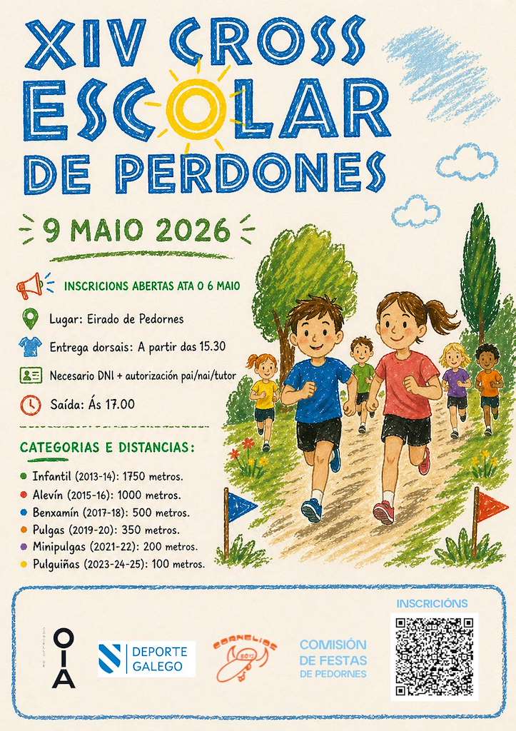 XIV Cross Escolar de Pedornes (2026) en Oia