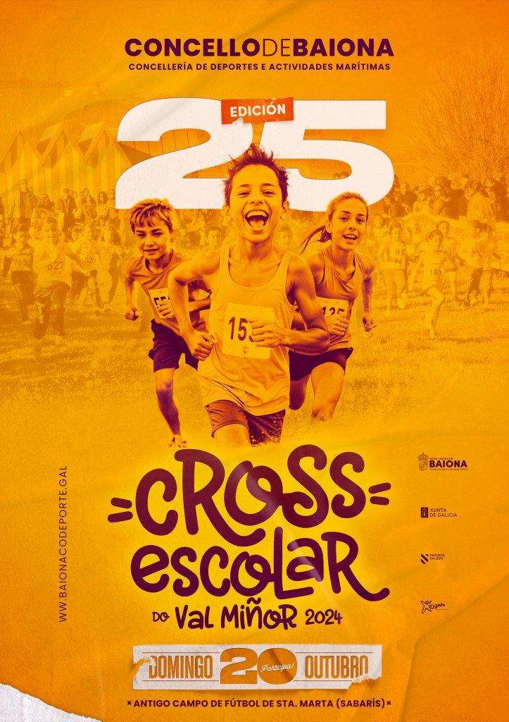 XXV Cross Escolar do Val Miñor en Baiona