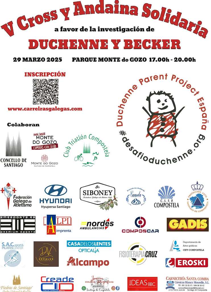 V Cross Solidario a Favor da Investigación de Duchenne y Becker “Unha tarde con Samuel” en Santiago de Compostela
