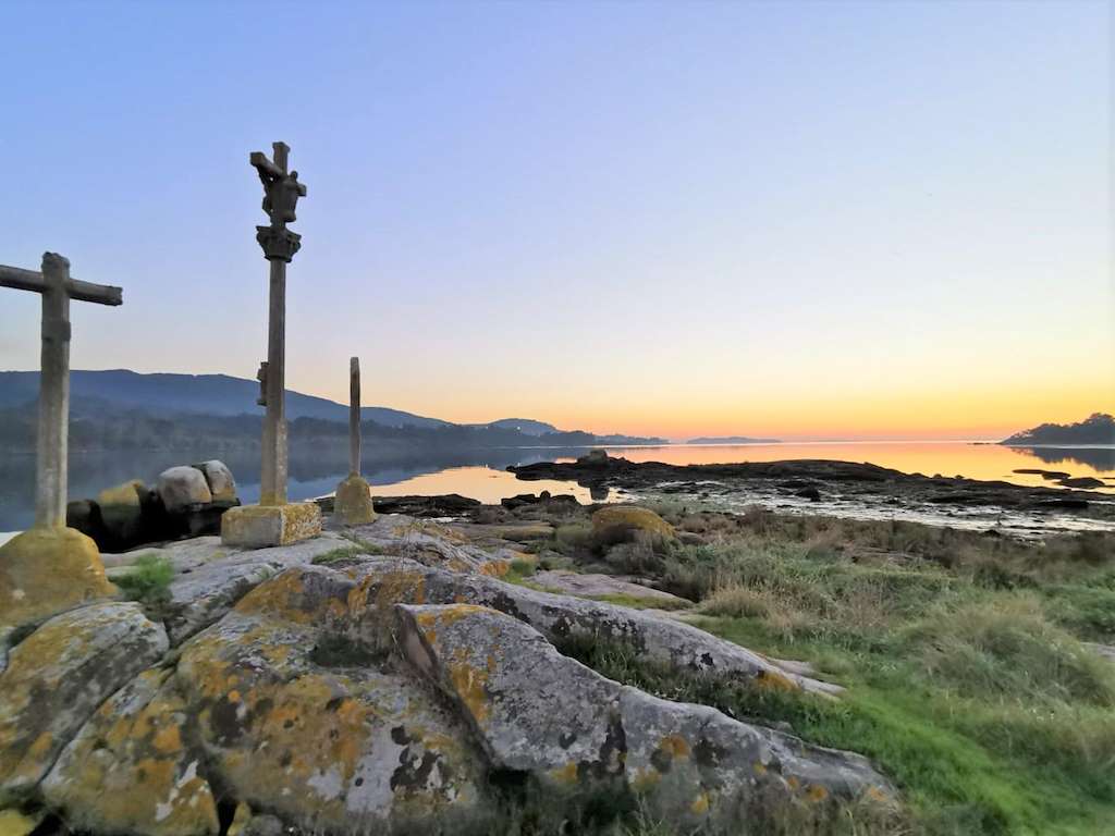 Cruceiro de As Tres Cruces en Rianxo