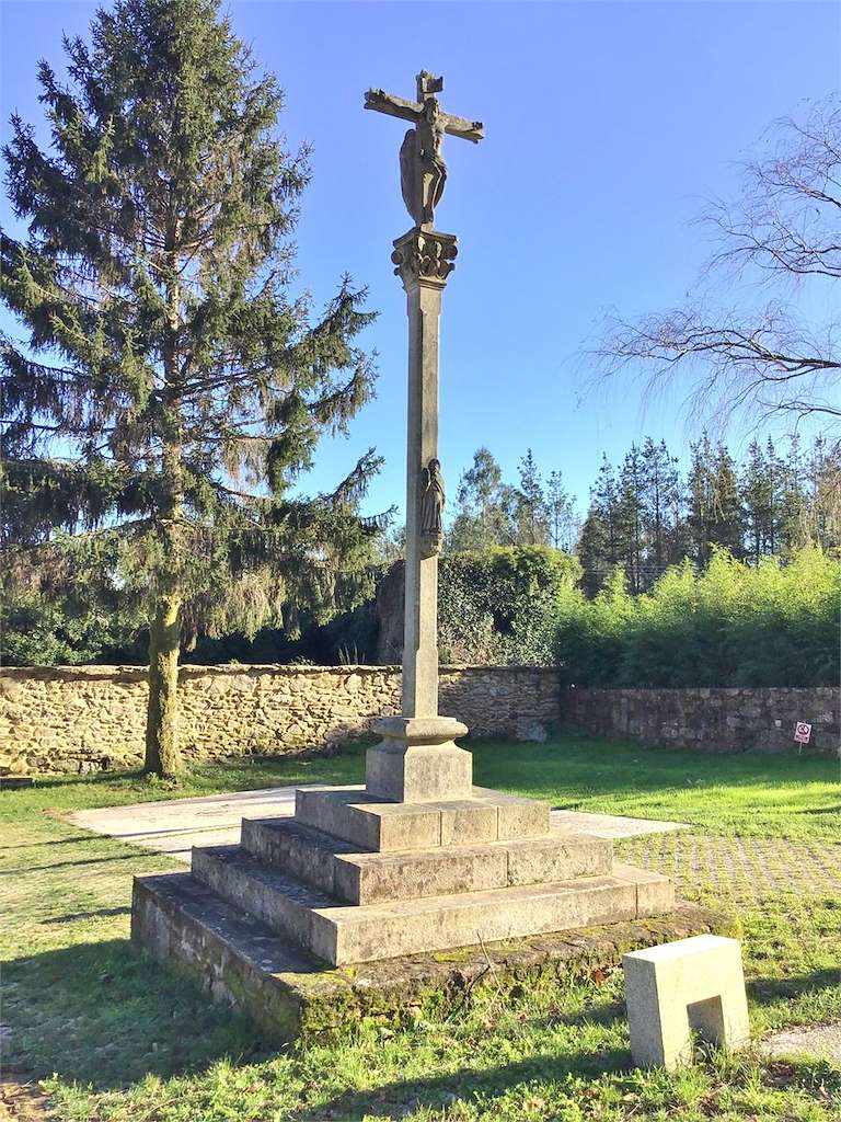 Cruceiro de Liñaio en Negreira