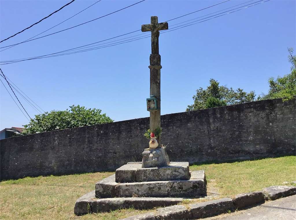 Cruceiro de San Roque en Cangas de Morrazo