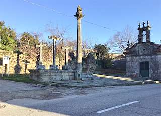 Cruceiro y Calvario de Barcela