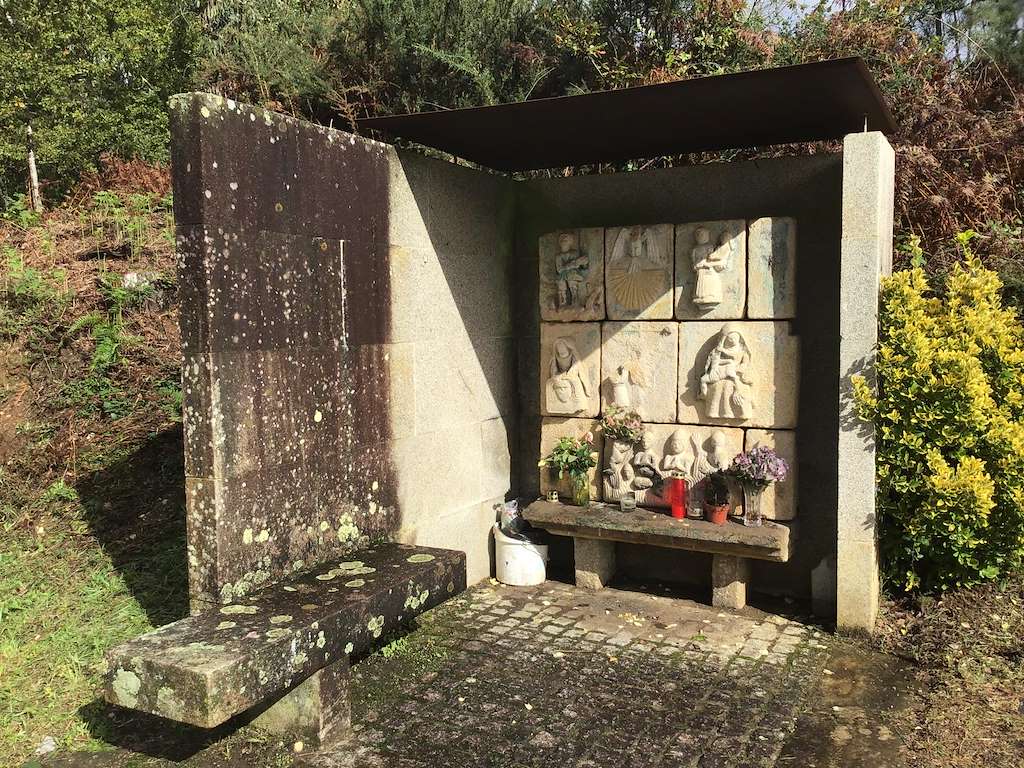 Cruceiro y Peto de Ánimas do Pubidal, Petán en Salvaterra do Miño