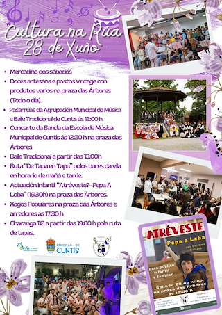 Fechas, información, programa, cartel, imágenes, mapa y ubicación de Cultura na Rúa  en  Cuntis