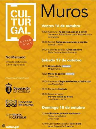 Fechas, información, programa, cartel, imágenes, mapa y ubicación de Culturgal Expandido (2026)  en  Muros