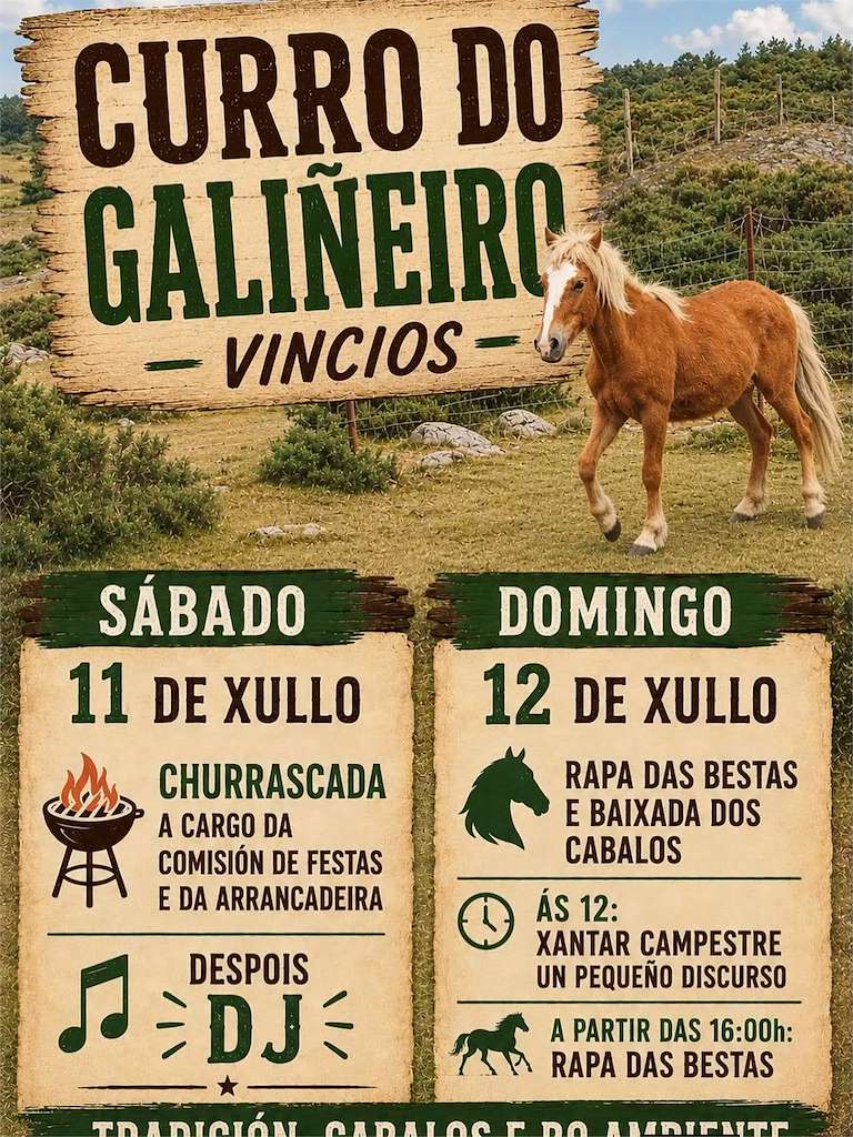 Curro do Galiñeiro de Vincios (2026) en Gondomar