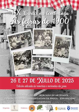 Fechas, información, programa, cartel, imágenes, mapa y ubicación de IX Curtis na Lembranza - As Feiras de 1900