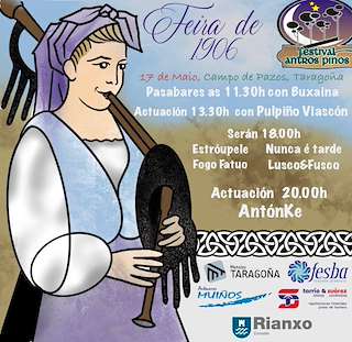 Día das Letras Galegas - Festa de 1906 en Rianxo